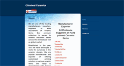 Desktop Screenshot of chhatwalceramic.com
